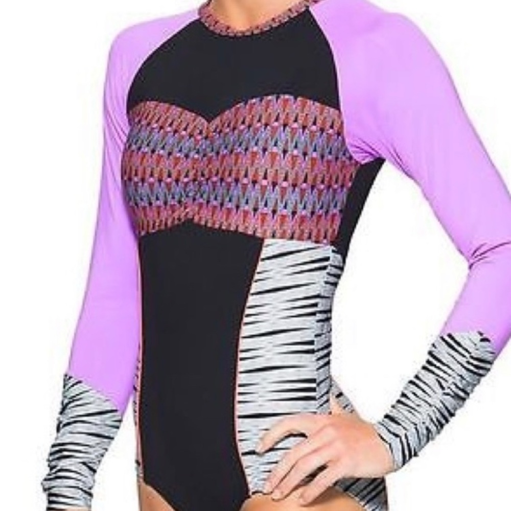Athleta Ariel One Piece Swimsuit Rash Guard